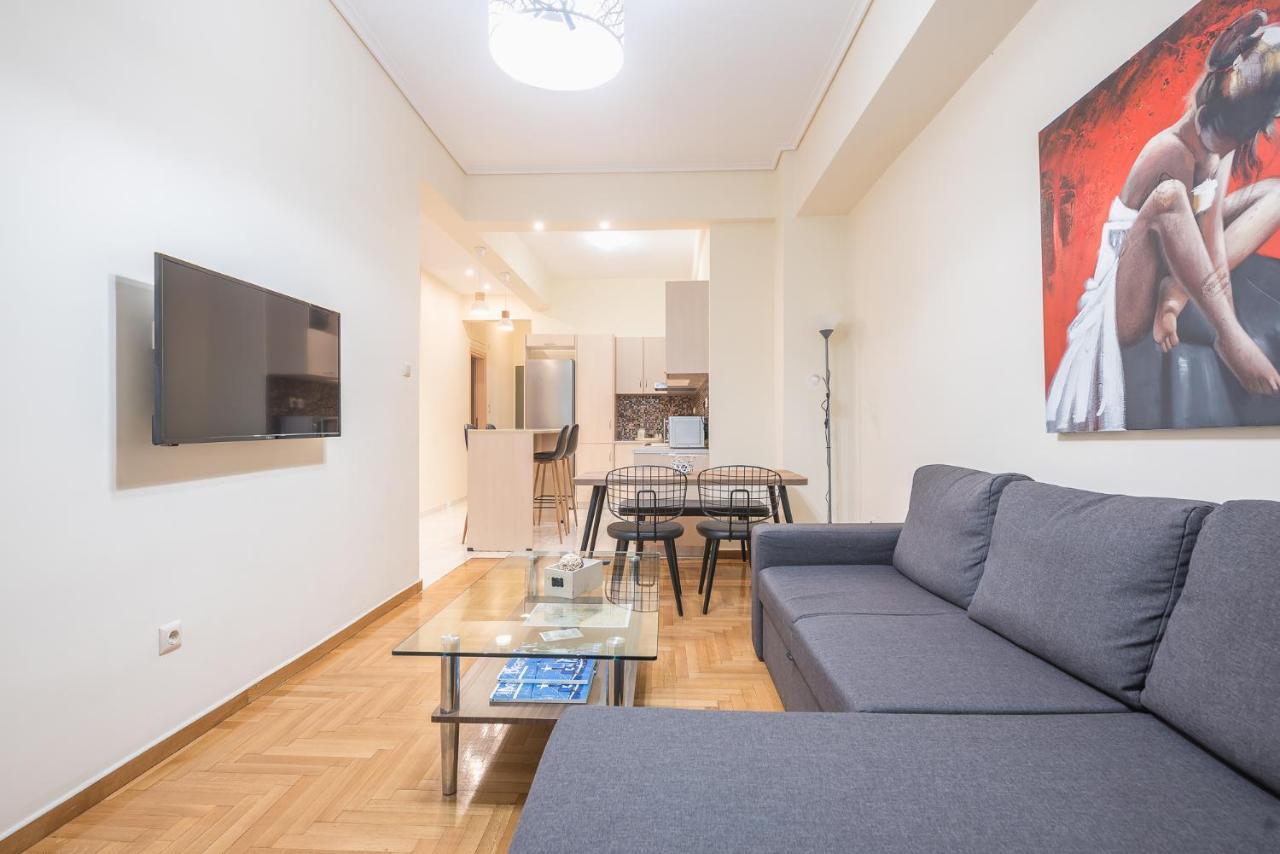 Elegant Home In Quiet Street By Cloudkeys أثينا المظهر الخارجي الصورة